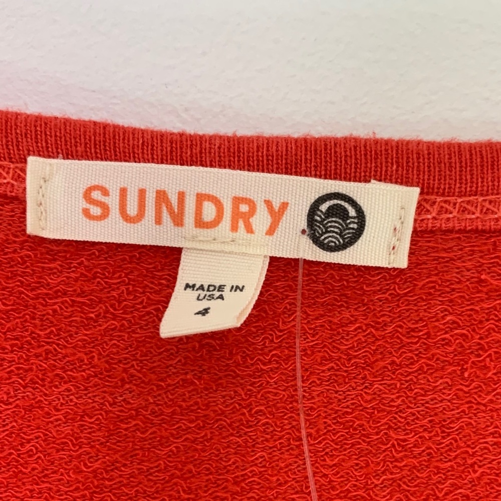 Sundry Revolve Oversized Star Sweatshirt Top XL - Picture 8 of 10